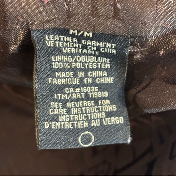 LADY HATHAWAY Sz L Blazer Jacket Suede Pockets Lined Pockets Flaw on Sleeve - Picture 9 of 10